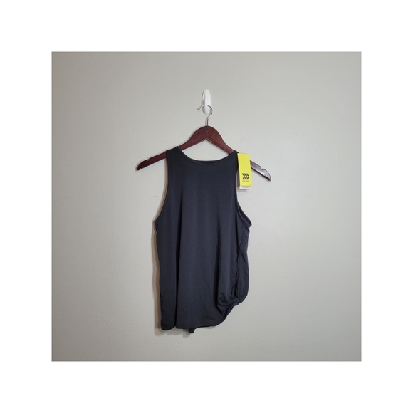All in Motion Athletic Black Asymmetrical Sleeveless Tank Top With Scoop Neck XS - Picture 1 of 5